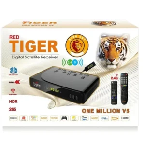 ريسيفر تايجر ون مليون الاصدار الخامس فوركيه Tiger One Million V5 4K