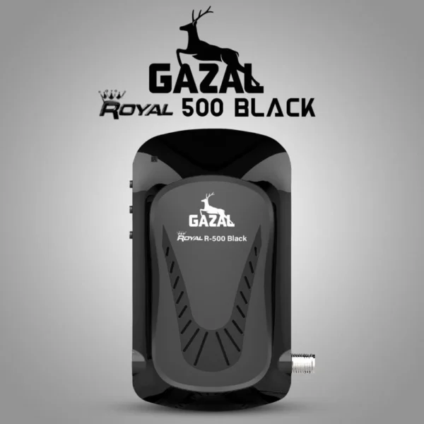 55.webp ريسيفر غزال رويال 500 بلاك فوريفر GAZAL ROYAL BOX R-500 Black