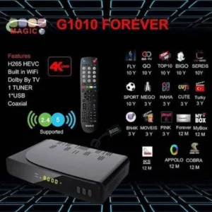 ريسيفر ماجيك جي 1010 فوريفر فوركيه MAGIC G1010 FOREVER 4K