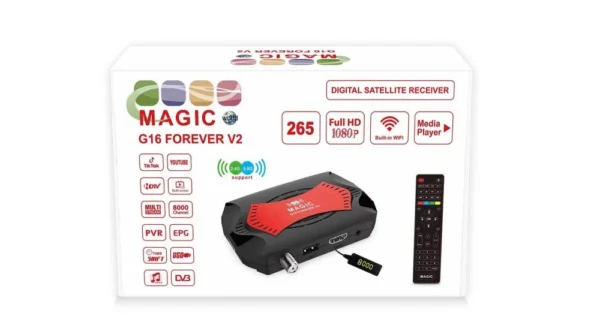 70.webp رسيفر ماجيك جي 16 الاصدار الثاني فوريفر فل اتش دي فايف جي Magic G16 V2 Forever Full HD 5G Receiver