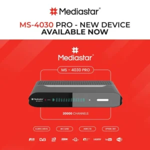 ريسيفر ميديا ستار 4030 برو فوركي Mediastar MS-4030 PRO 4K