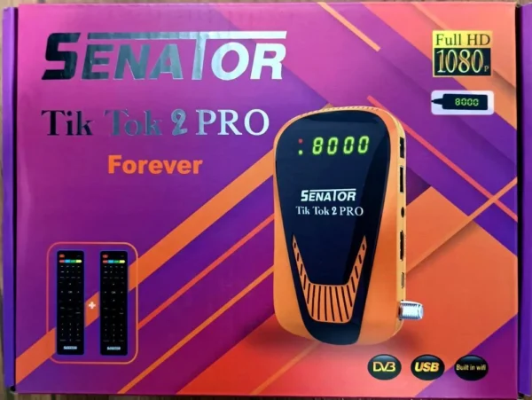 89 ريسيفر سيناتور تيك توك 2 برو Senator TikTok 2 PRO